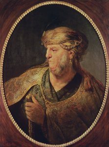 Retrato de un hombre con traje oriental, 1633 de Rembrandt van Rijn